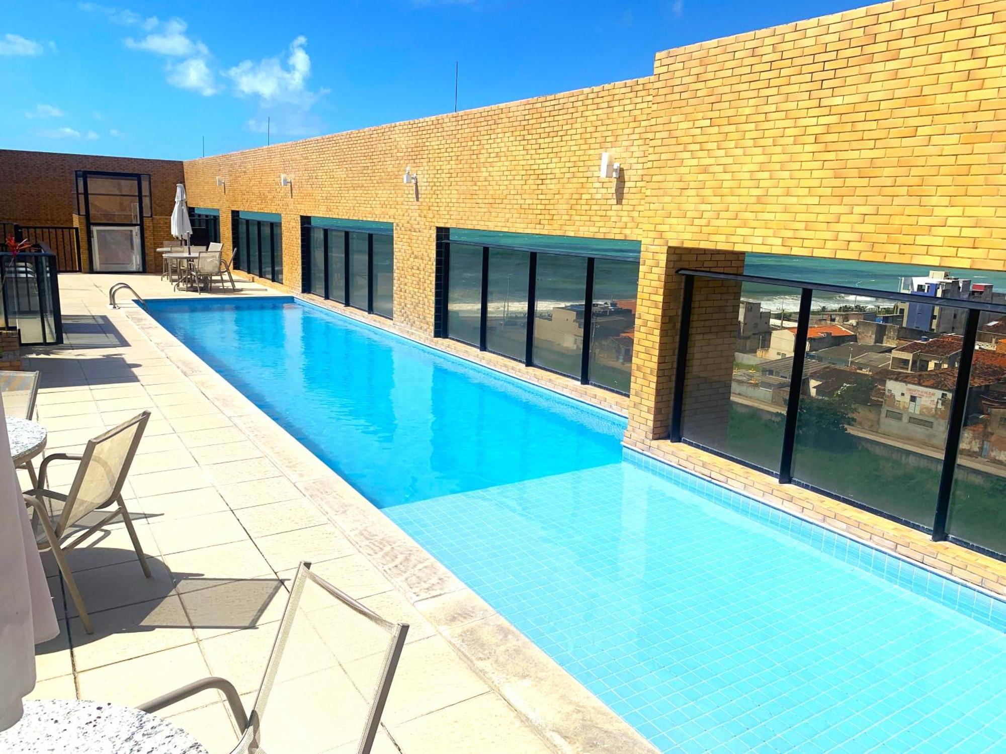 Apartamento 50M Praia- Piscina - Vista Mar - Academia - Maceió Εξωτερικό φωτογραφία