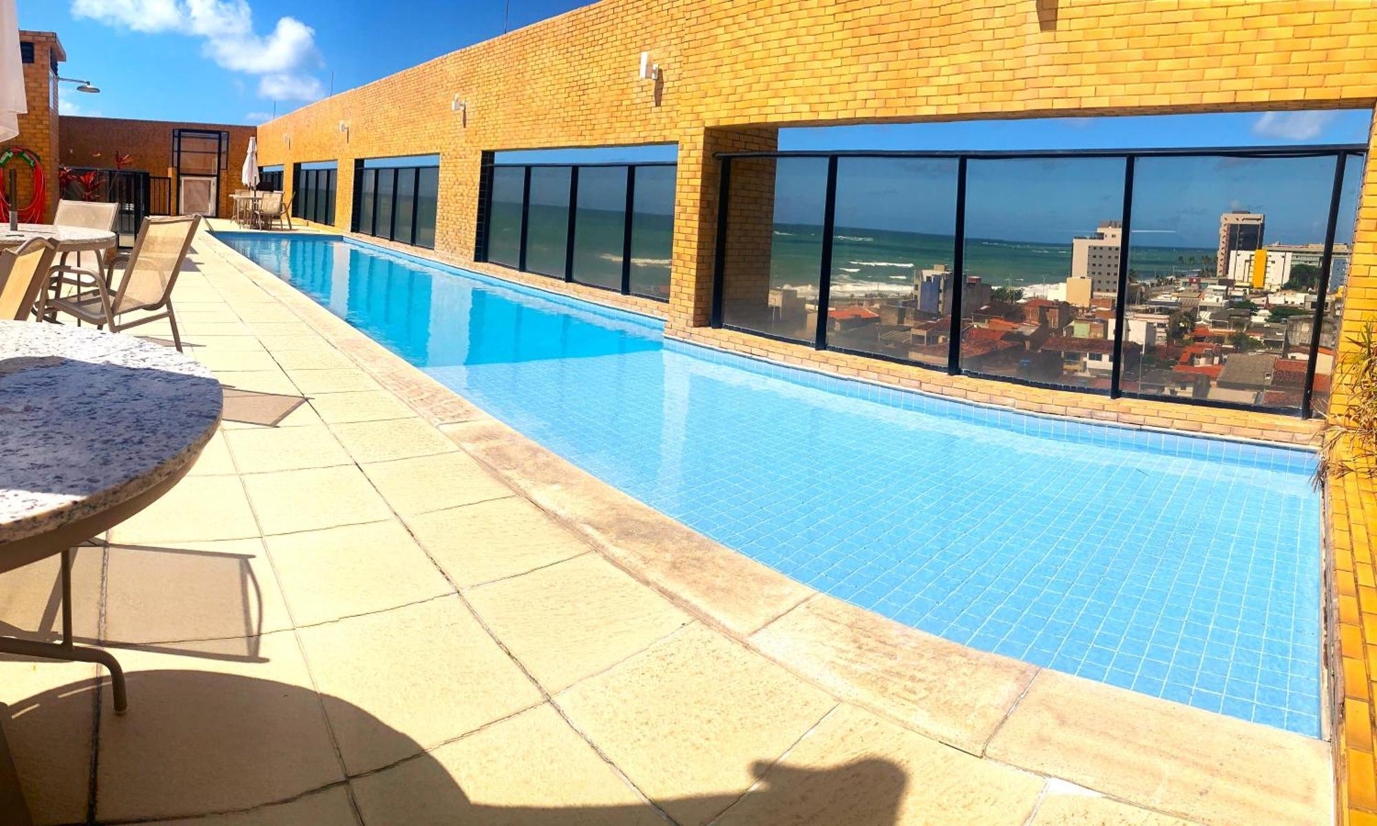 Apartamento 50M Praia- Piscina - Vista Mar - Academia - Maceió Εξωτερικό φωτογραφία