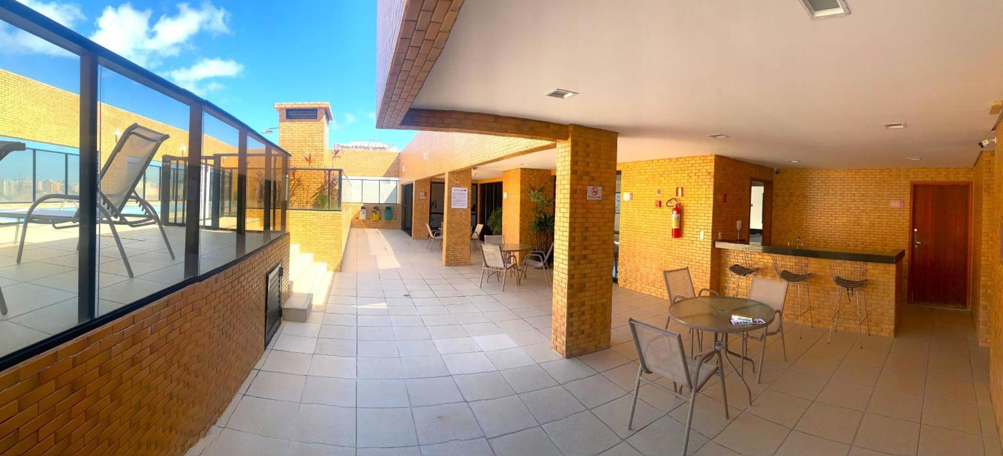 Apartamento 50M Praia- Piscina - Vista Mar - Academia - Maceió Εξωτερικό φωτογραφία